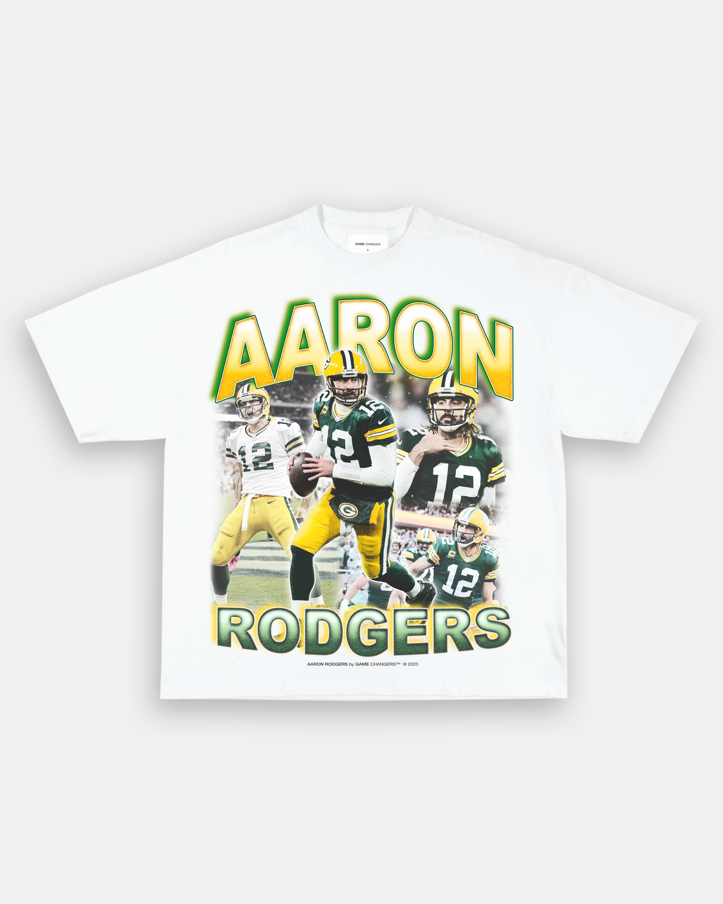 Unisex-Adult Ultra Cotton Washed T-Shirt Graphic AARON RODGERS TEE