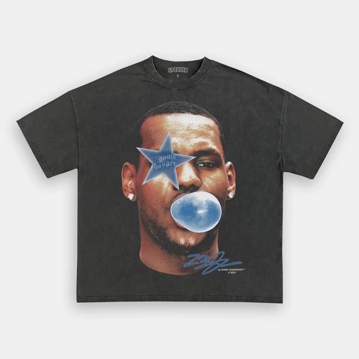 Unisex-Adult Ultra Cotton Washed T-Shirt Graphic  ALLSTAR BRON V2 TEE