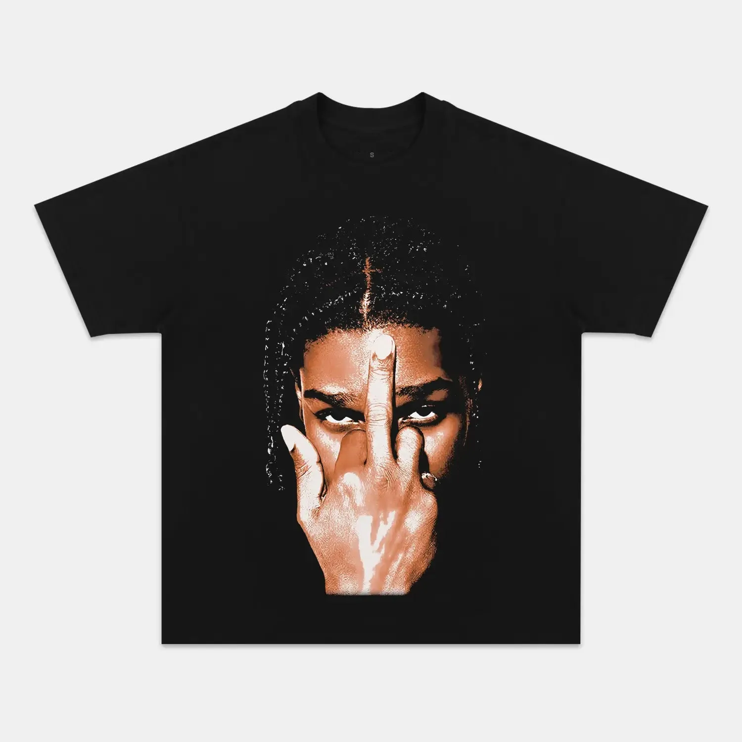 Unisex-Adult Ultra Cotton Washed T-Shirt Graphic ASAP ROCKY VINTAGE TEE