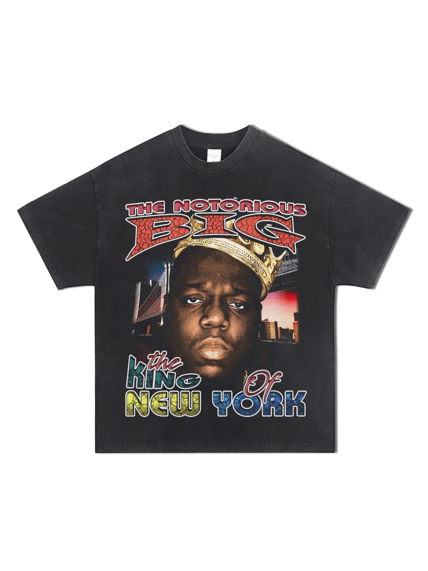 Notorious Biggie Smalls King Of New York Vintage Rap Tee - GraphThread