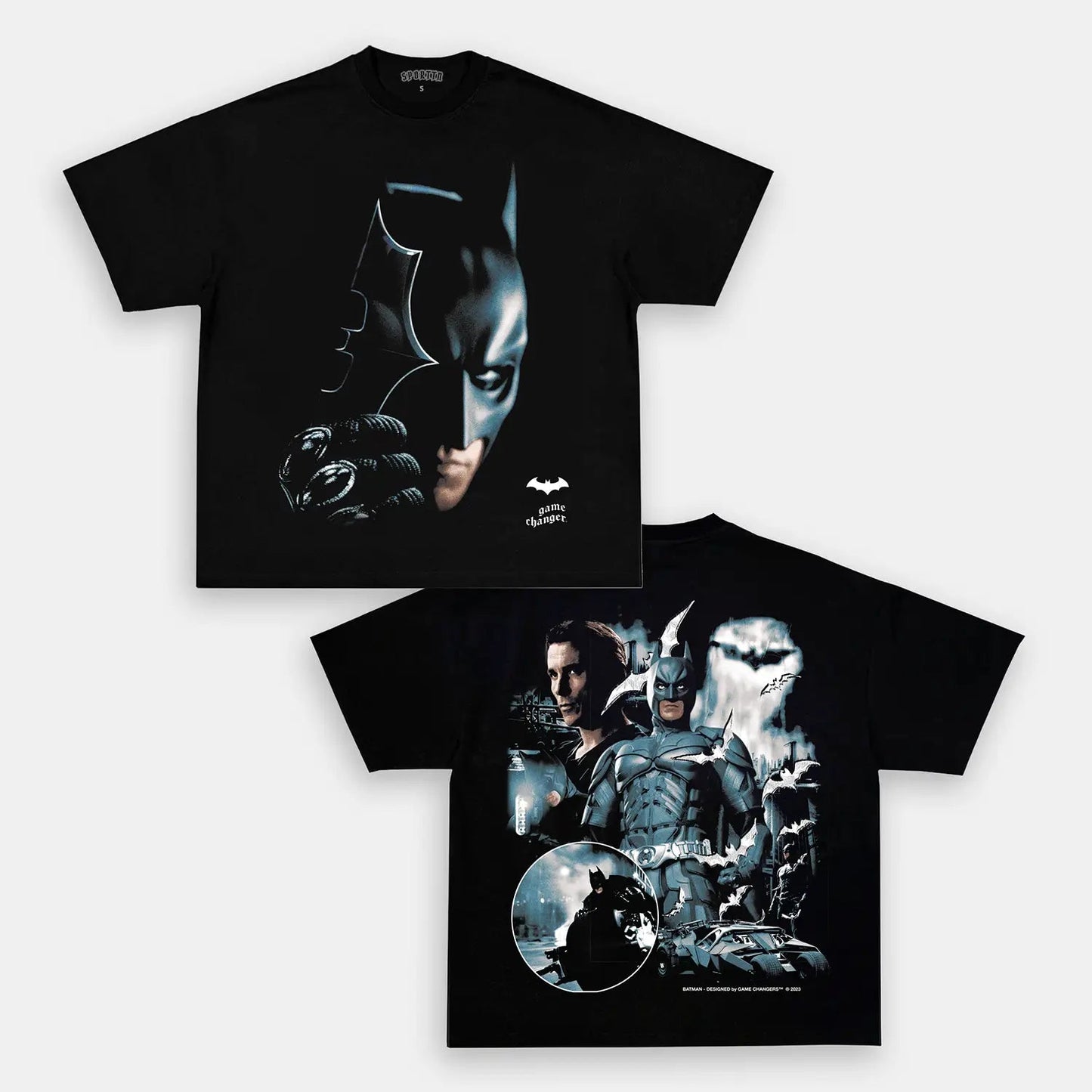 Unisex-Adult Ultra Cotton Washed T-Shirt Graphic BATMAN TEE