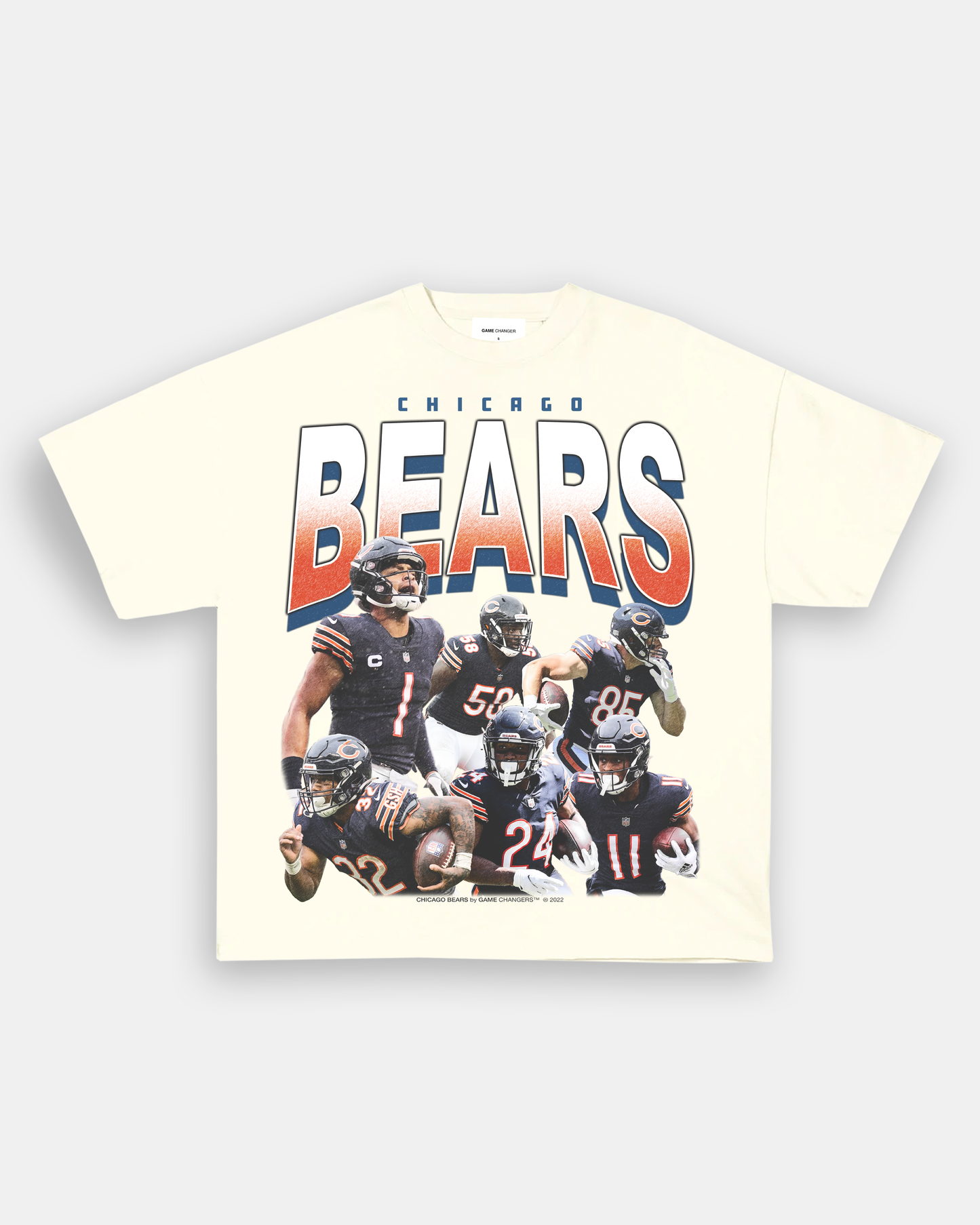 Unisex-Adult Ultra Cotton Washed T-Shirt Graphic BEARS TEE