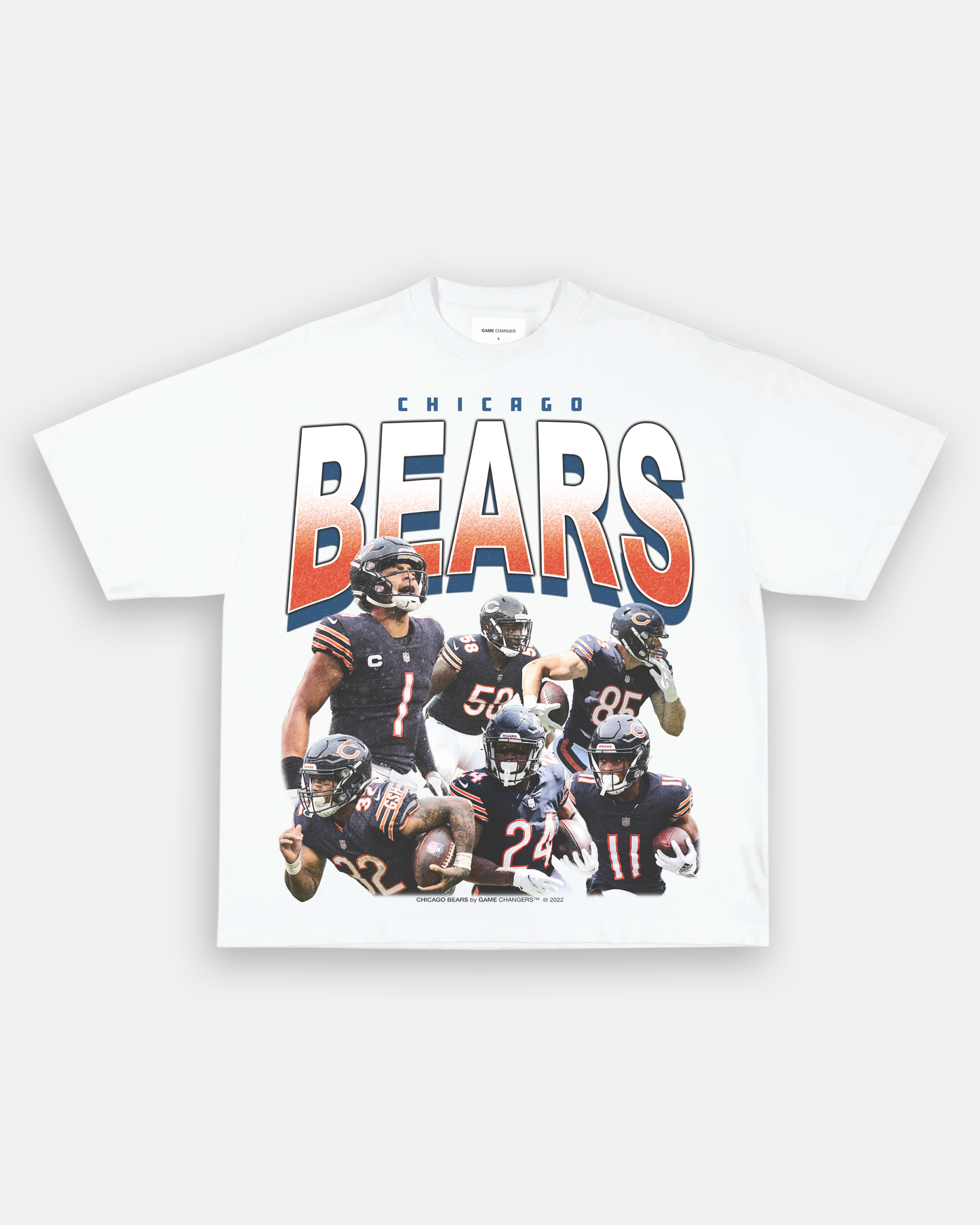 Unisex-Adult Ultra Cotton Washed T-Shirt Graphic BEARS TEE