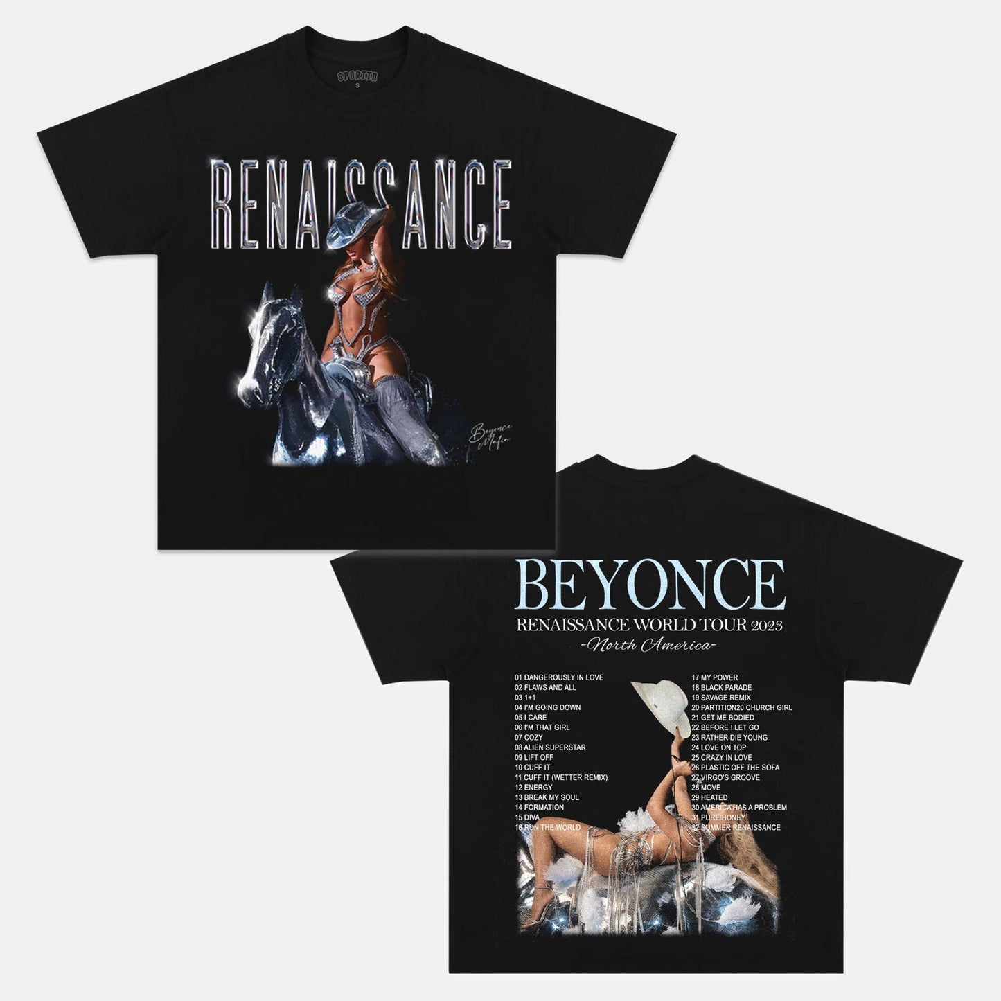 Unisex-Adult Ultra Cotton Washed T-Shirt Graphic  BEYONCE TEE