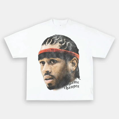 Unisex-Adult Ultra Cotton Washed T-Shirt Graphic BIG_FACE_IVERSON_TEE