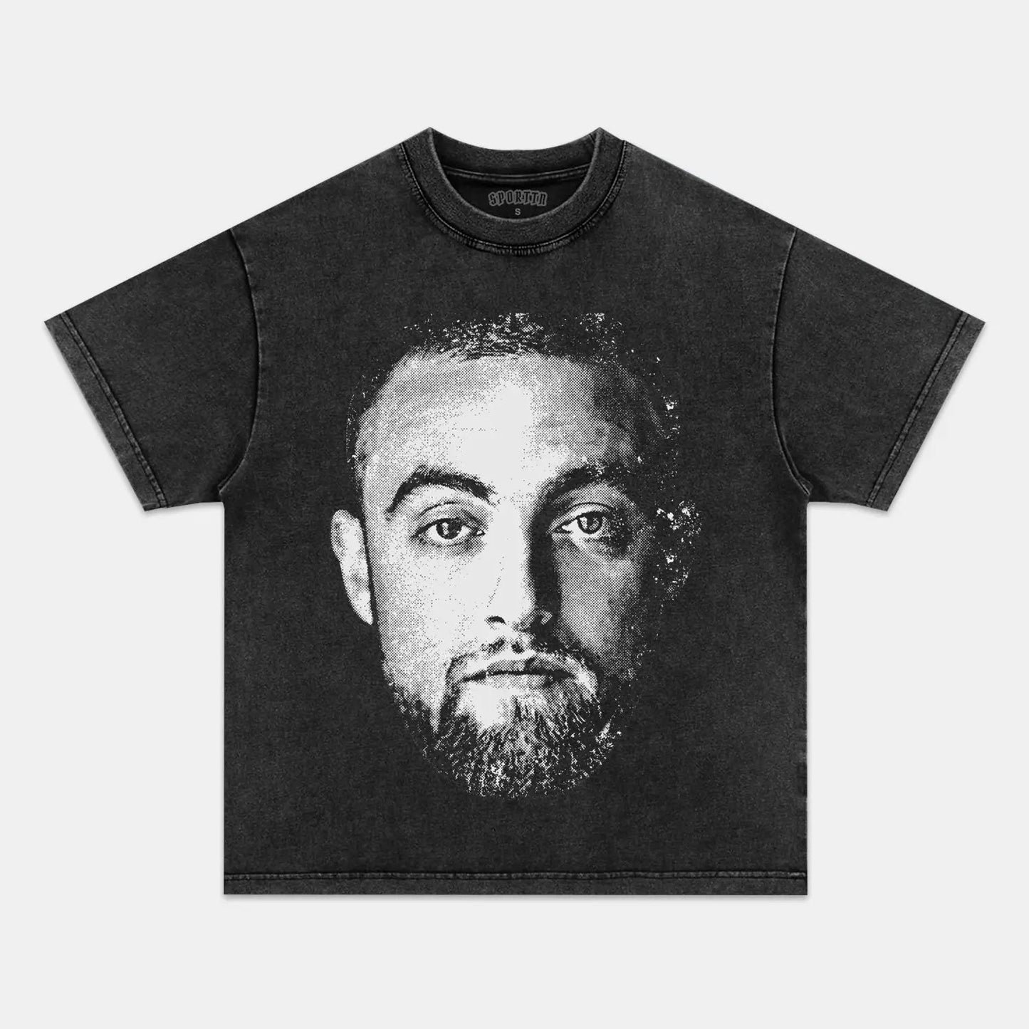 Unisex-Adult Ultra Cotton Washed T-Shirt Graphic  BIG FACE MAC V2 TEE