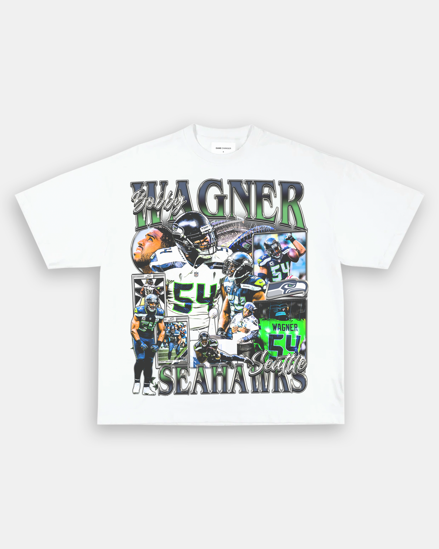 Unisex-Adult Ultra Cotton Washed T-Shirt Graphic BOBBY WAGNER TEE