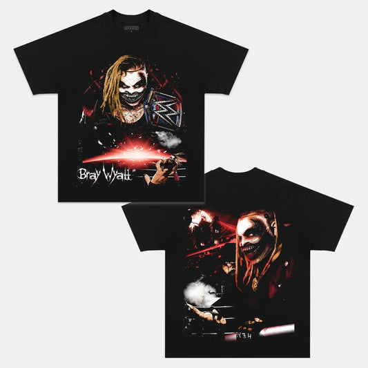 Unisex-Adult Ultra Cotton Washed T-Shirt Graphic BRAY WYATT TEE