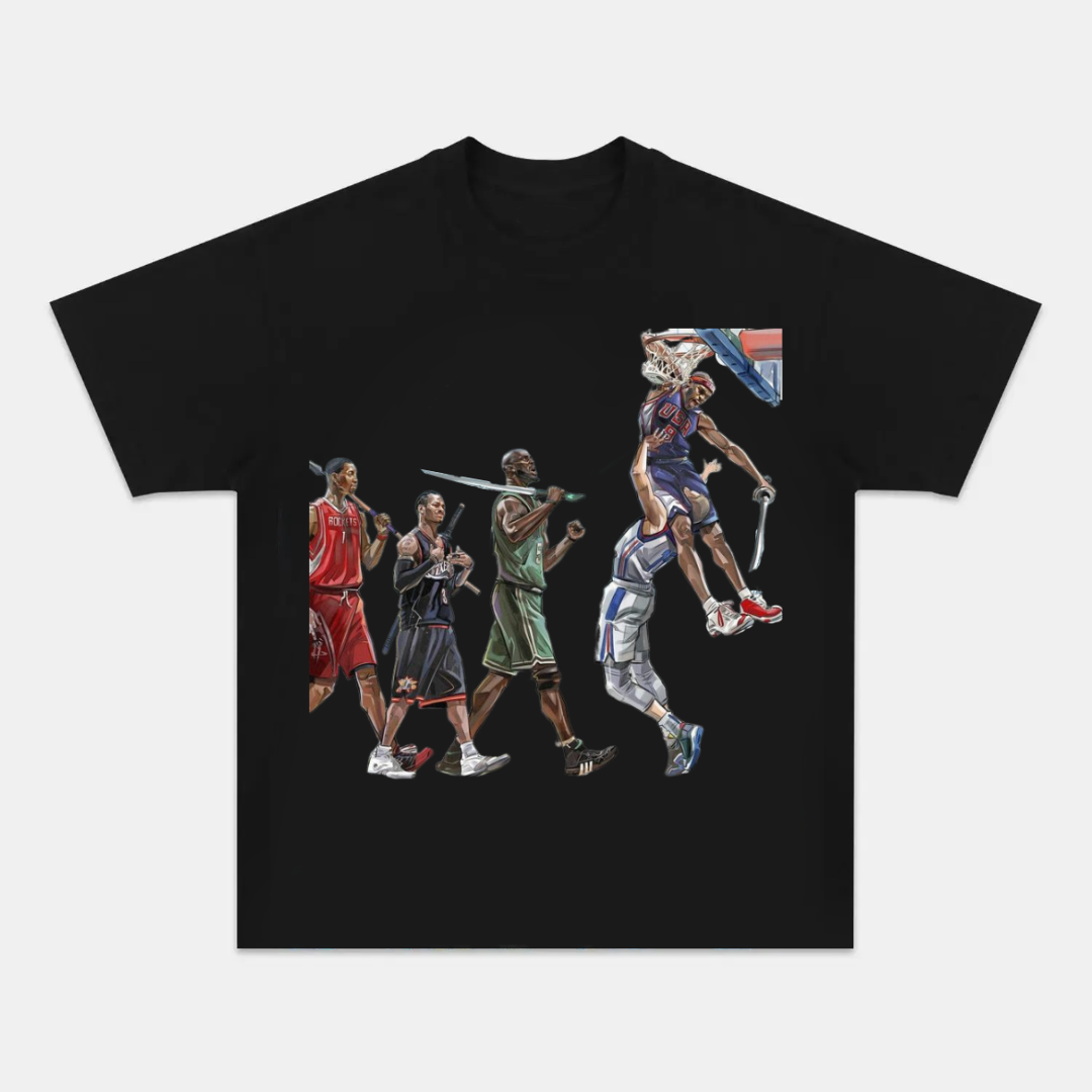 Unisex-Adult Ultra Cotton Washed T-Shirt Graphic NBA 2024 TEE