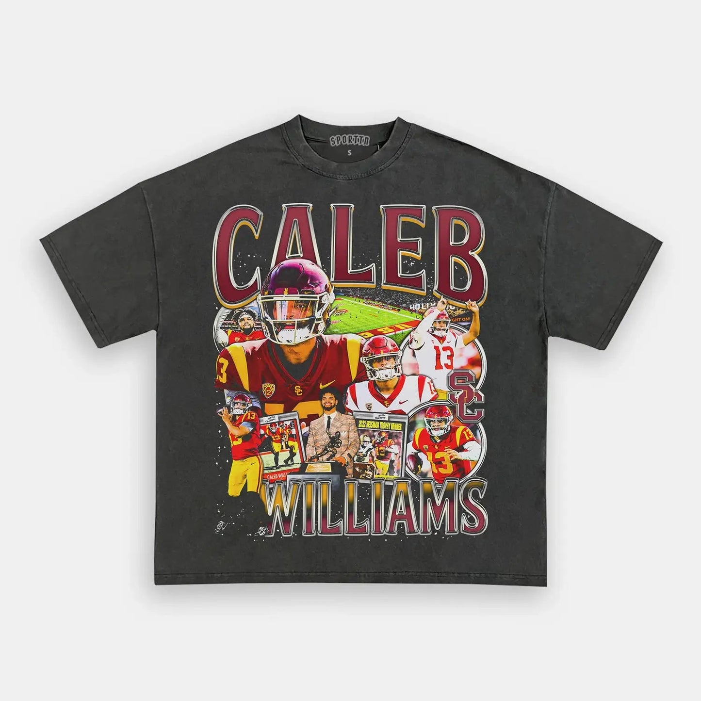 Unisex-Adult Ultra Cotton Washed T-Shirt Graphic  CALEB WILLIAMS TEE