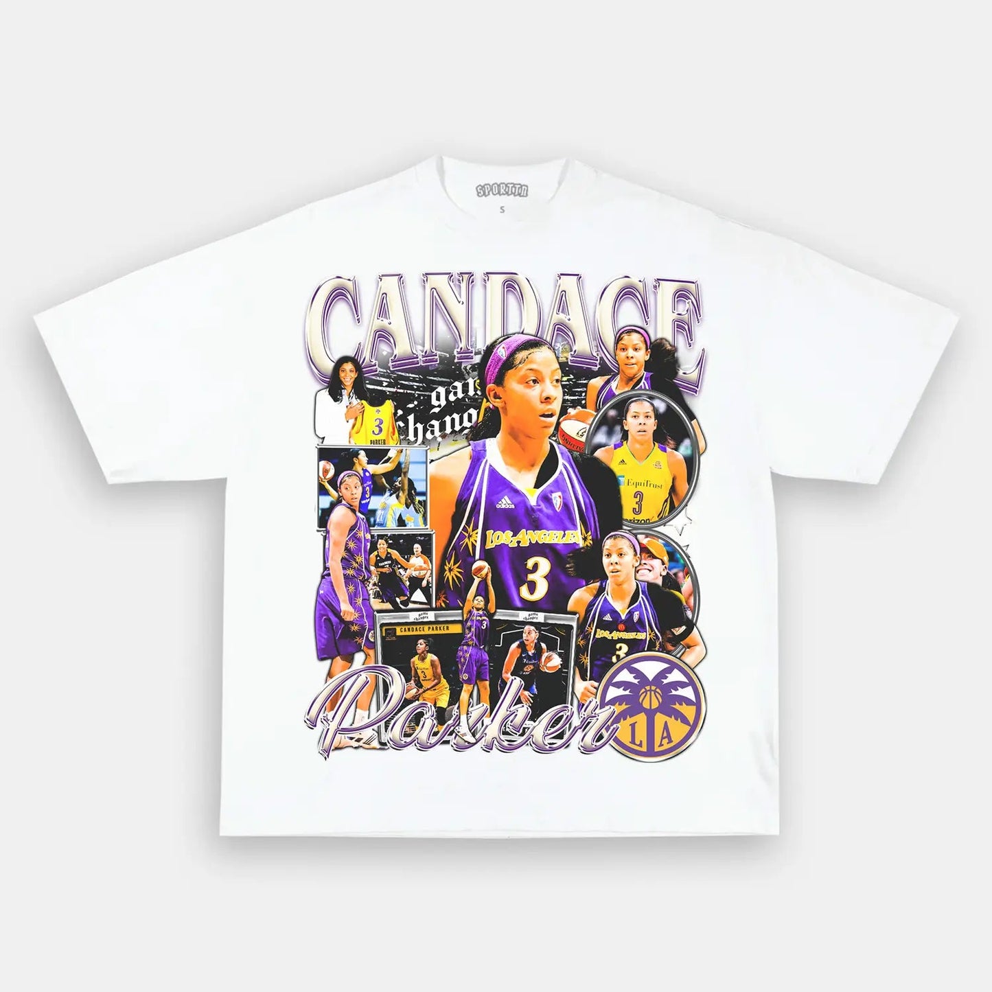 Unisex-Adult Ultra Cotton Washed T-Shirt Graphic  CANDACE PARKER TEE