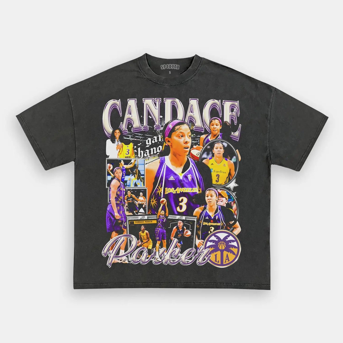 Unisex-Adult Ultra Cotton Washed T-Shirt Graphic  CANDACE PARKER TEE