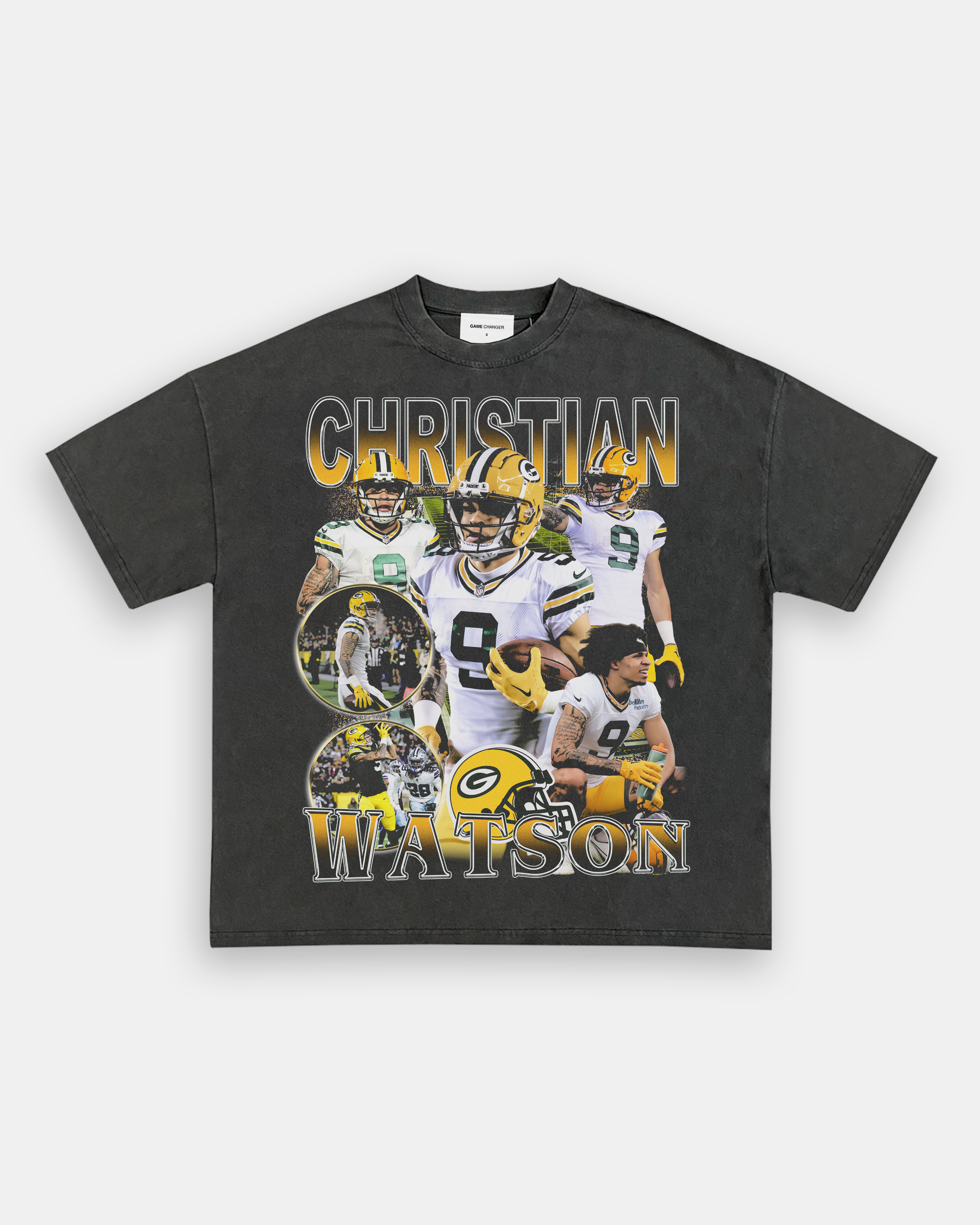 Unisex-Adult Ultra Cotton Washed T-Shirt Graphic CHRISTIAN WATSON TEE