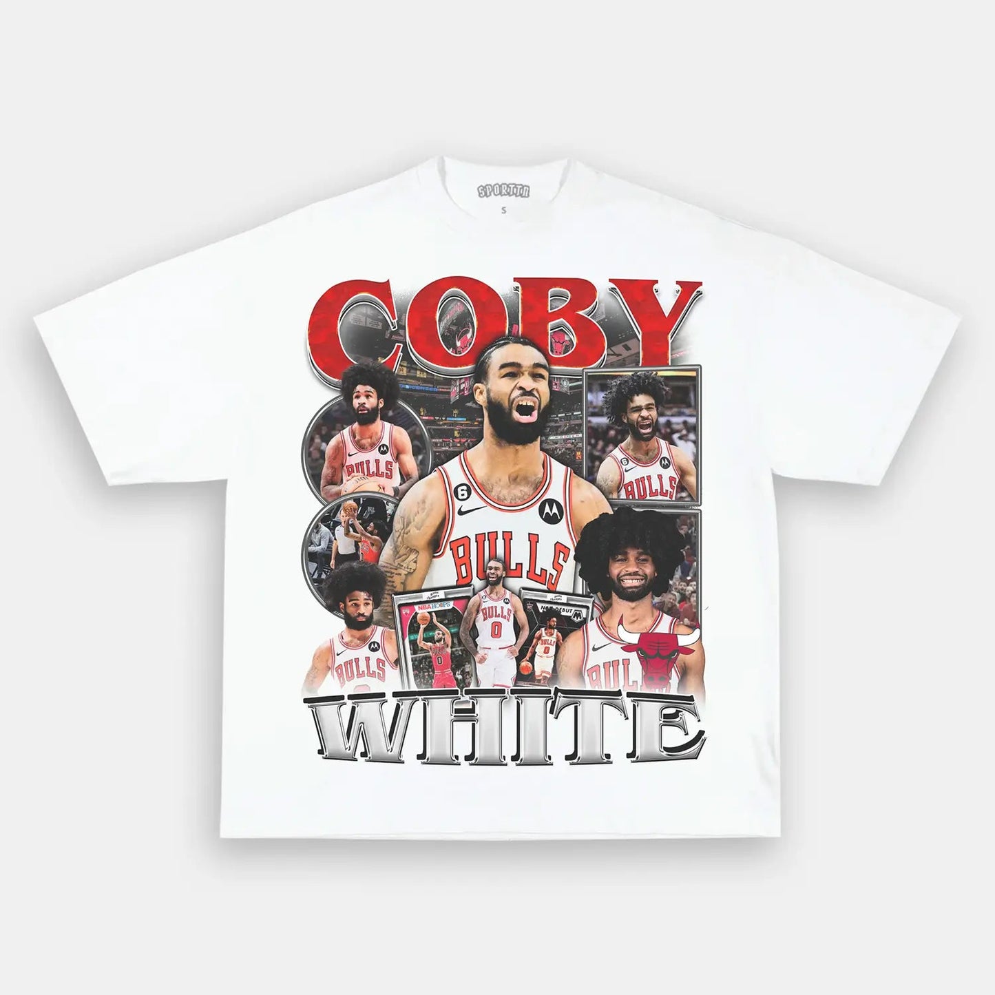 Unisex-Adult Ultra Cotton Washed T-Shirt Graphic  COBY WHITE TEE