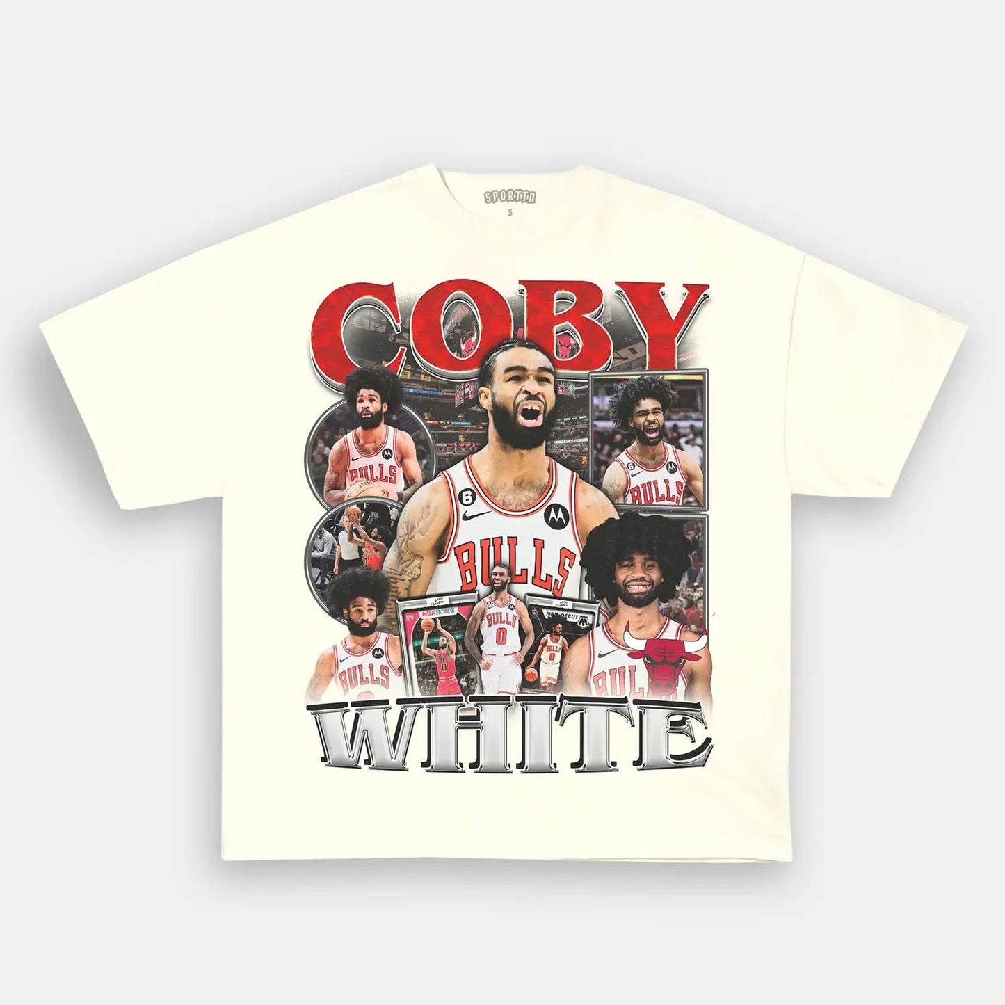 Unisex-Adult Ultra Cotton Washed T-Shirt Graphic  COBY WHITE TEE