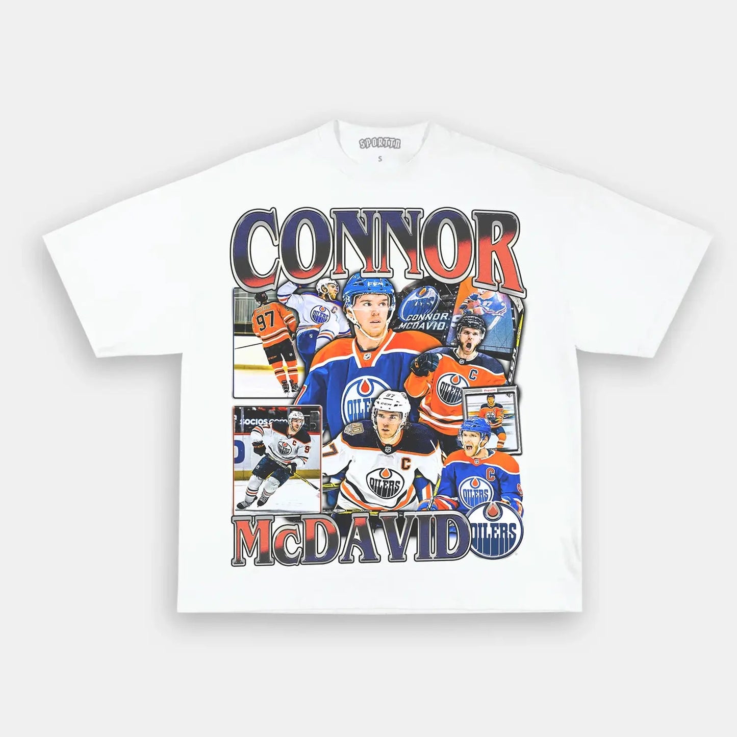 Unisex-Adult Ultra Cotton Washed T-Shirt Graphic  CONNOR MCDAVID TEE