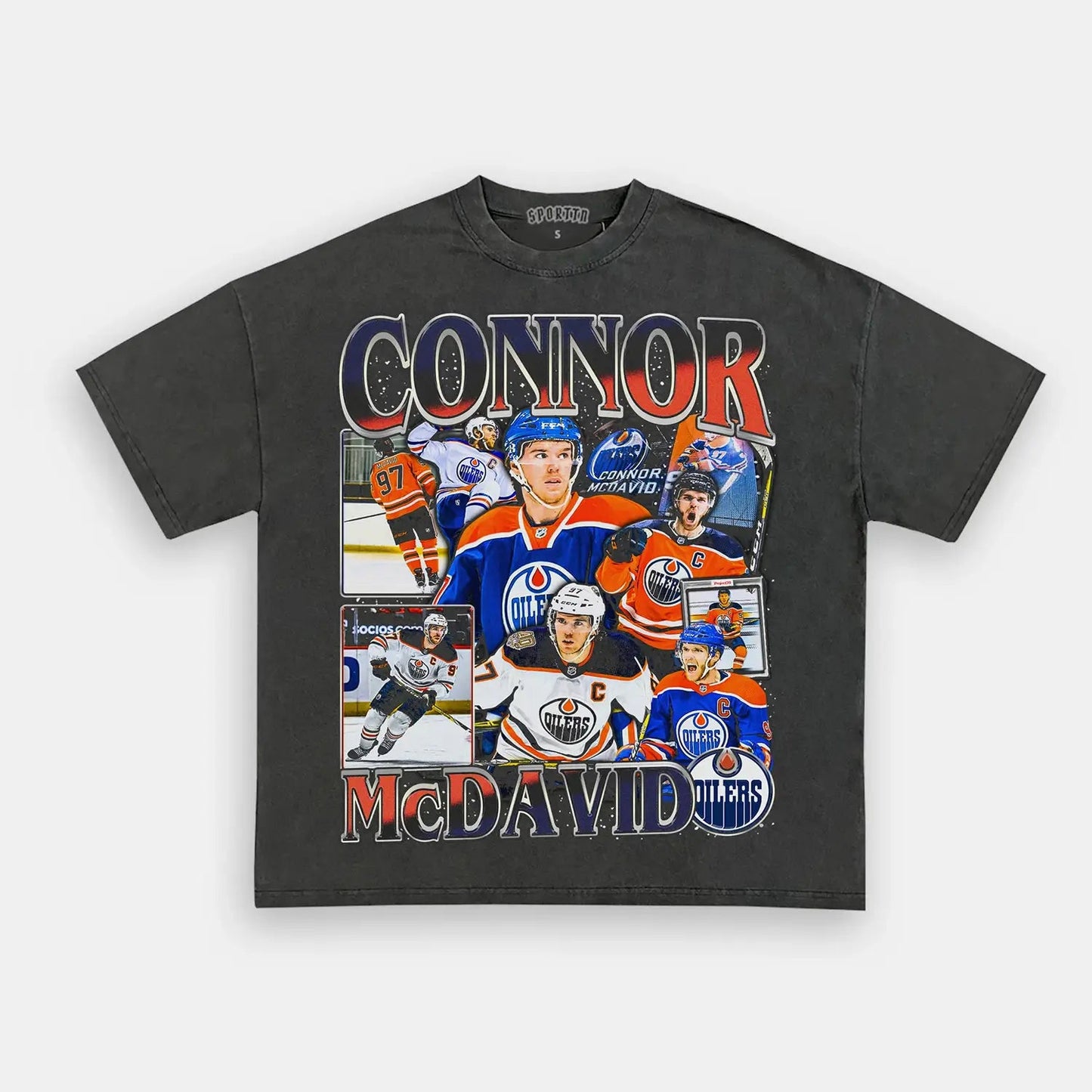 Unisex-Adult Ultra Cotton Washed T-Shirt Graphic  CONNOR MCDAVID TEE