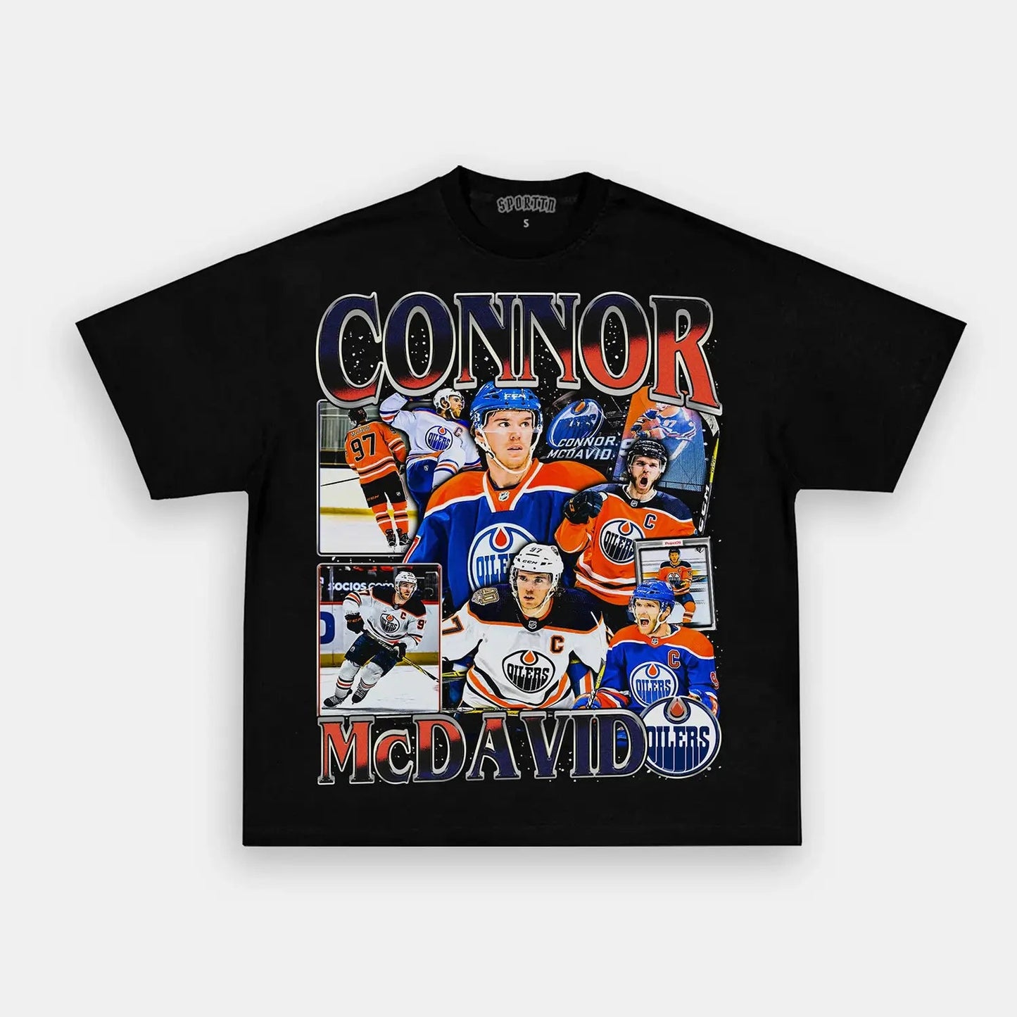 Unisex-Adult Ultra Cotton Washed T-Shirt Graphic  CONNOR MCDAVID TEE