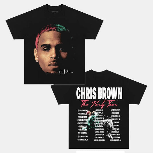 Unisex-Adult Ultra Cotton Washed T-Shirt Graphic  NEW CHRIS BROWN VINTAGE TEE