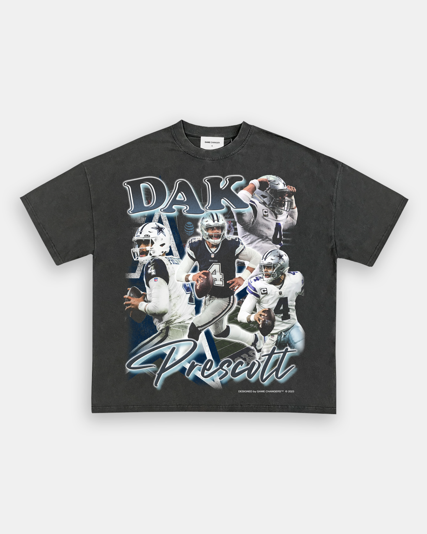 Unisex-Adult Ultra Cotton Washed T-Shirt Graphic DAK PRESCOTT TEE