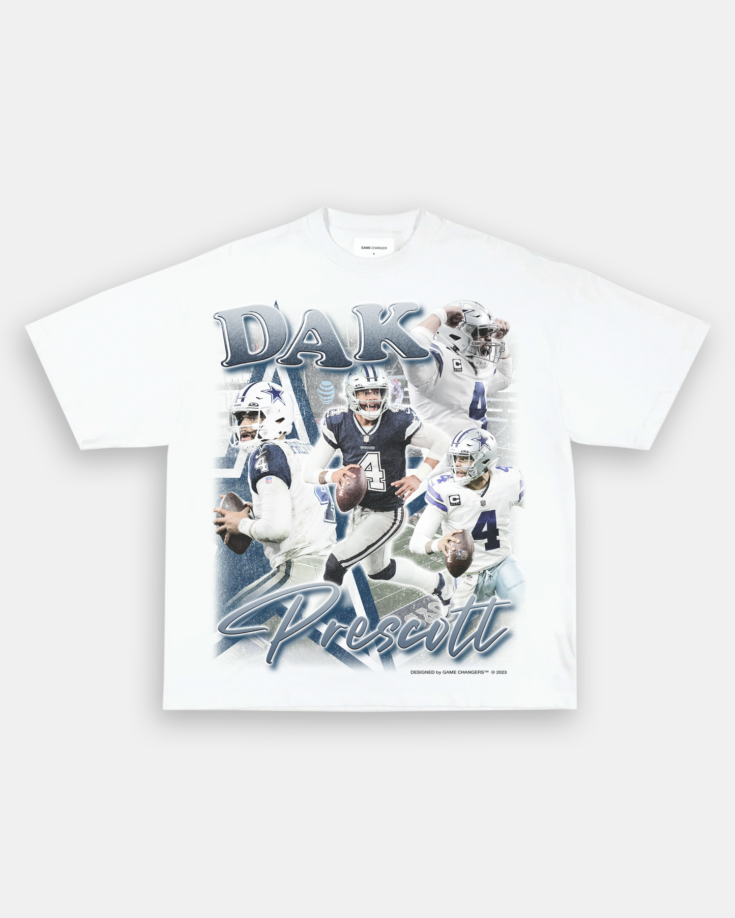 Unisex-Adult Ultra Cotton Washed T-Shirt Graphic DAK PRESCOTT TEE