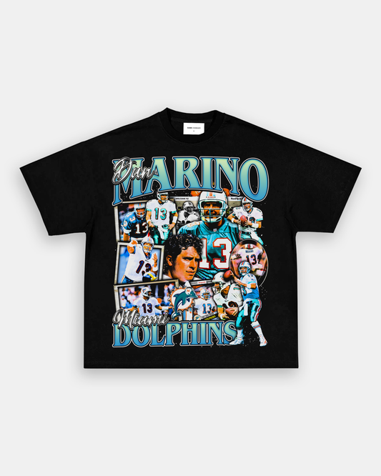 Unisex-Adult Ultra Cotton Washed T-Shirt Graphic DAN MARINO TEE