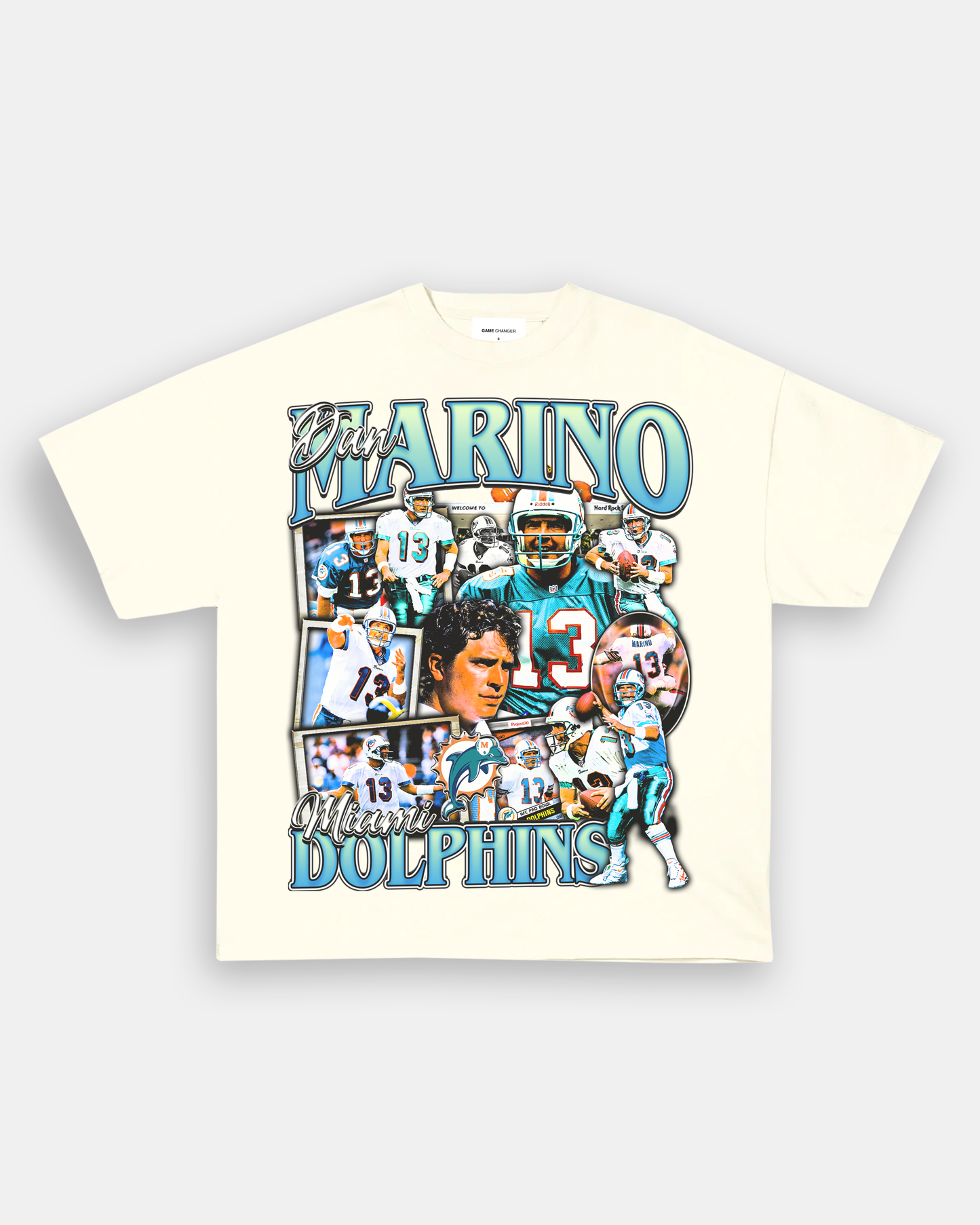 Unisex-Adult Ultra Cotton Washed T-Shirt Graphic DAN MARINO TEE