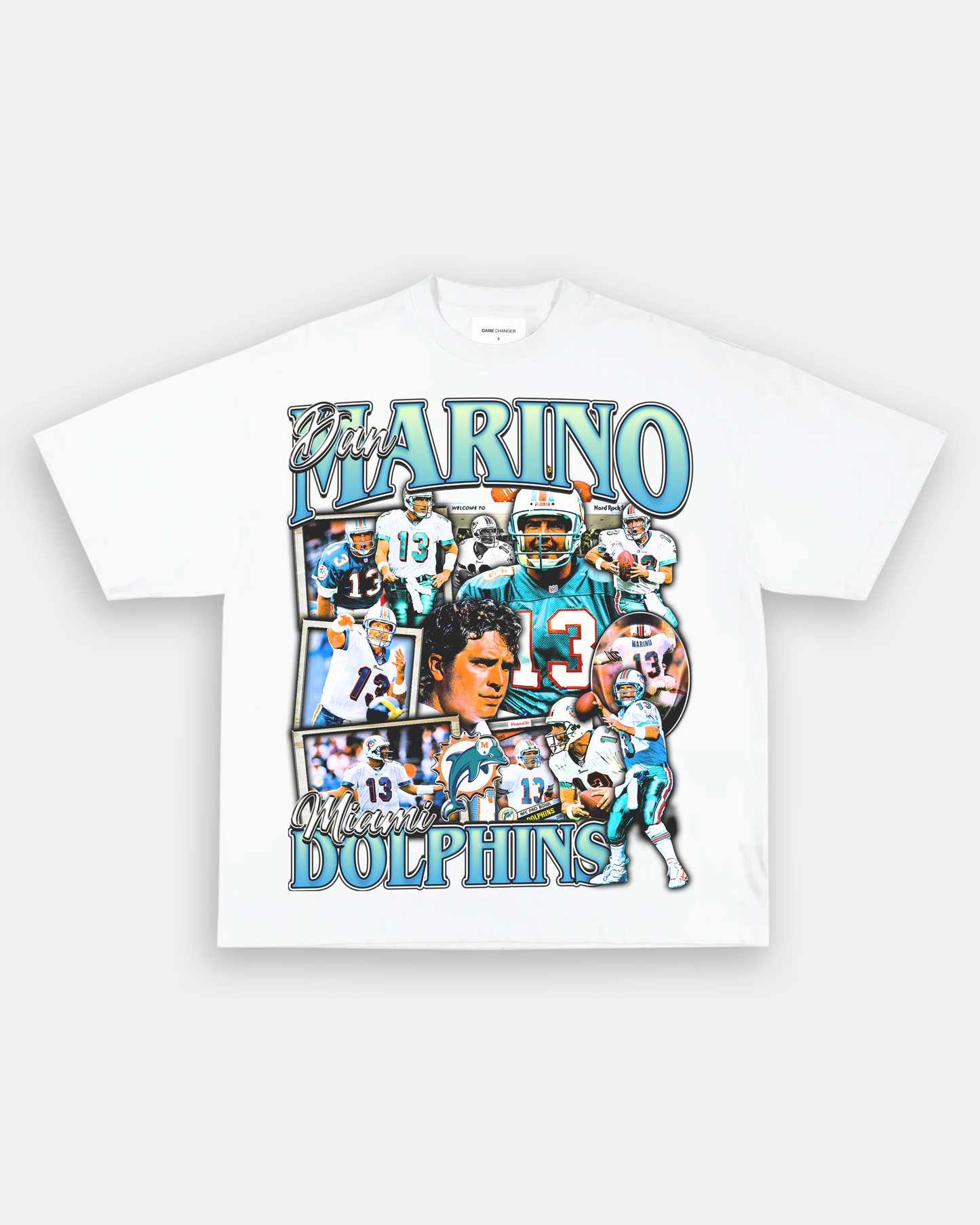 Unisex-Adult Ultra Cotton Washed T-Shirt Graphic DAN MARINO TEE