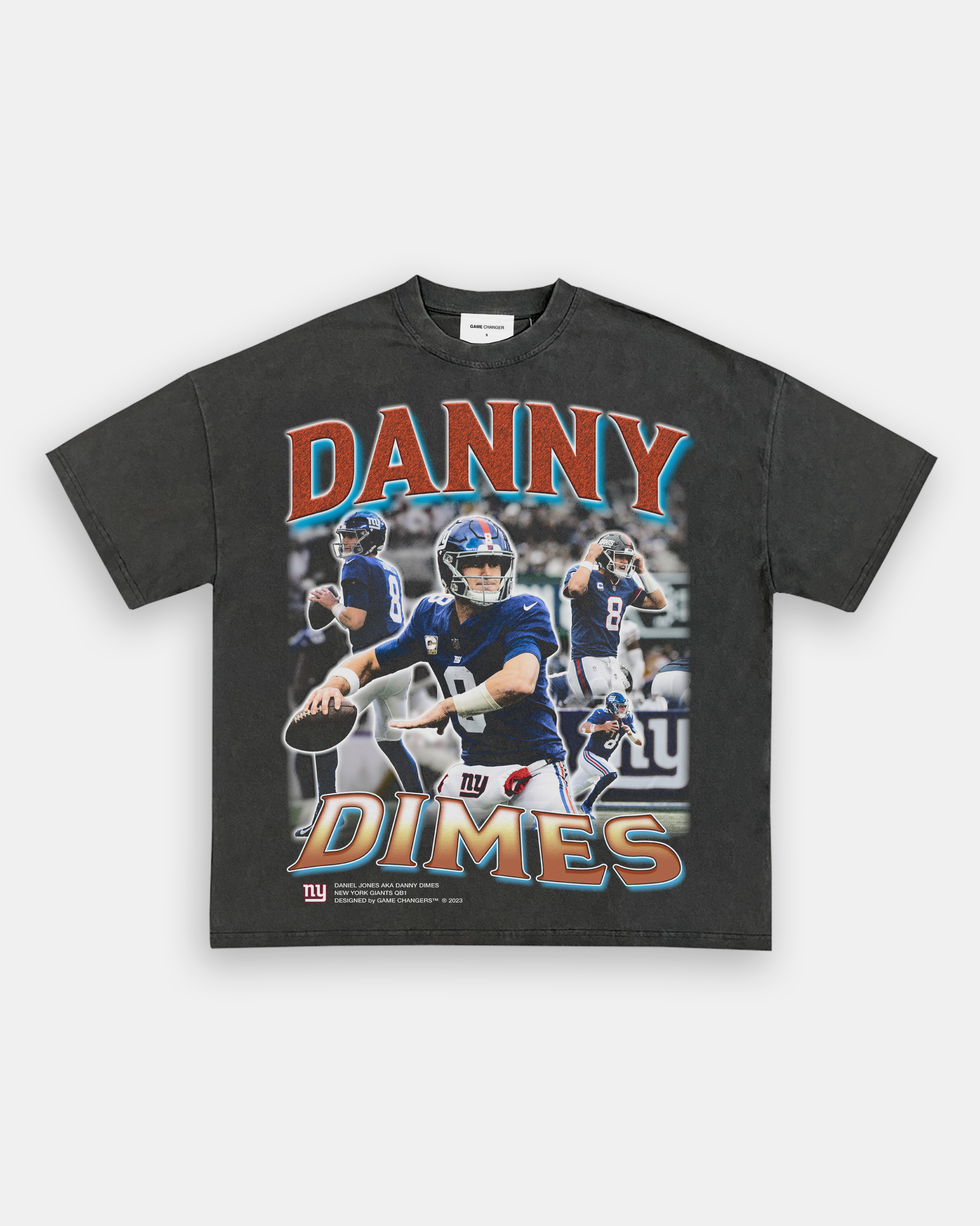 Unisex-Adult Ultra Cotton Washed T-Shirt Graphic DANNY DIMES TEE