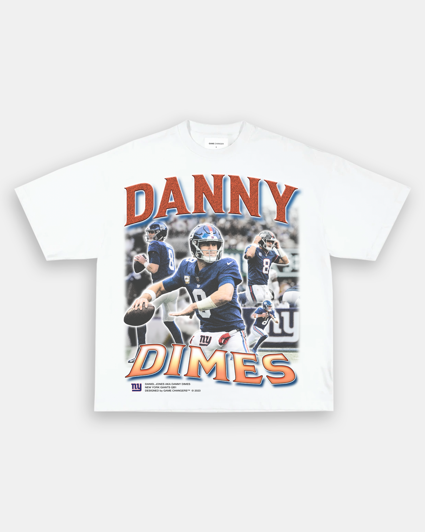 Unisex-Adult Ultra Cotton Washed T-Shirt Graphic DANNY DIMES TEE