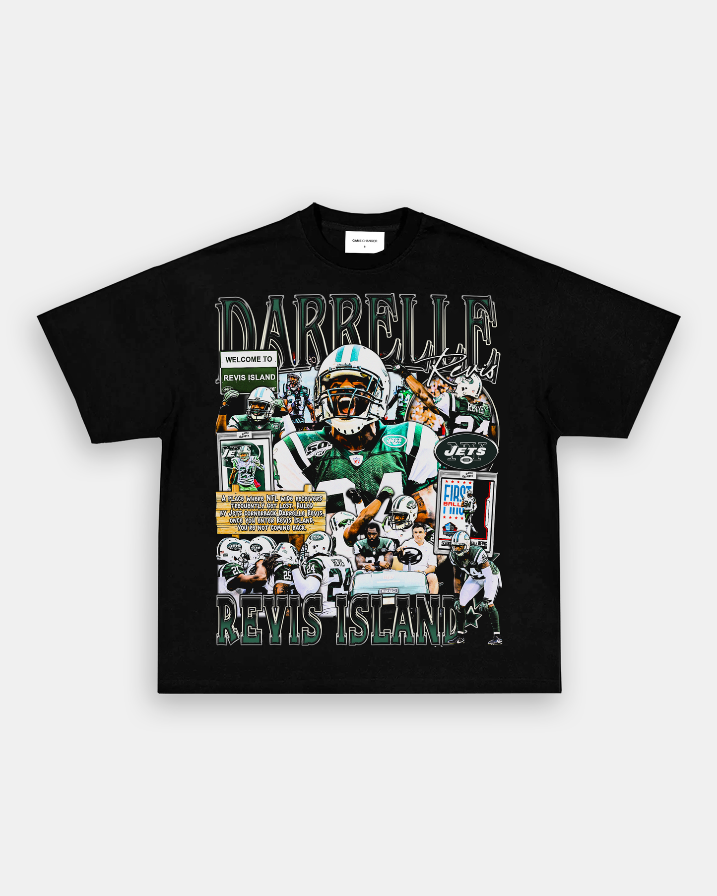 Unisex-Adult Ultra Cotton Washed T-Shirt Graphic DARRELLE REVIS TEE