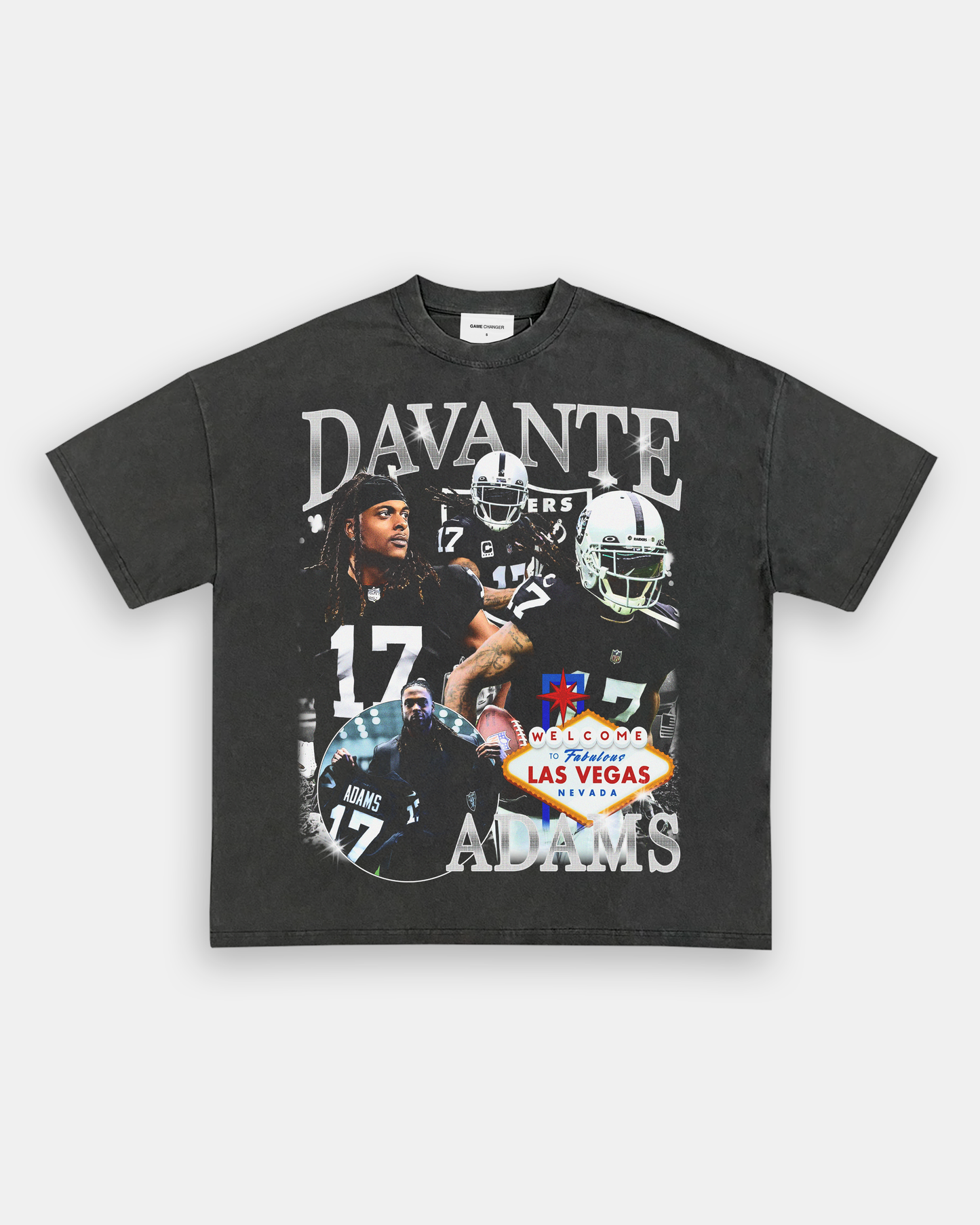 Unisex-Adult Ultra Cotton Washed T-Shirt Graphic DAVANTE ADAMS 2 TEE