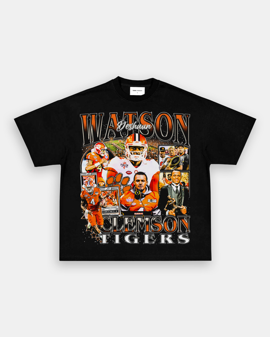 Unisex-Adult Ultra Cotton Washed T-Shirt Graphic DESHAUN WATSON - CLEMSON TEE