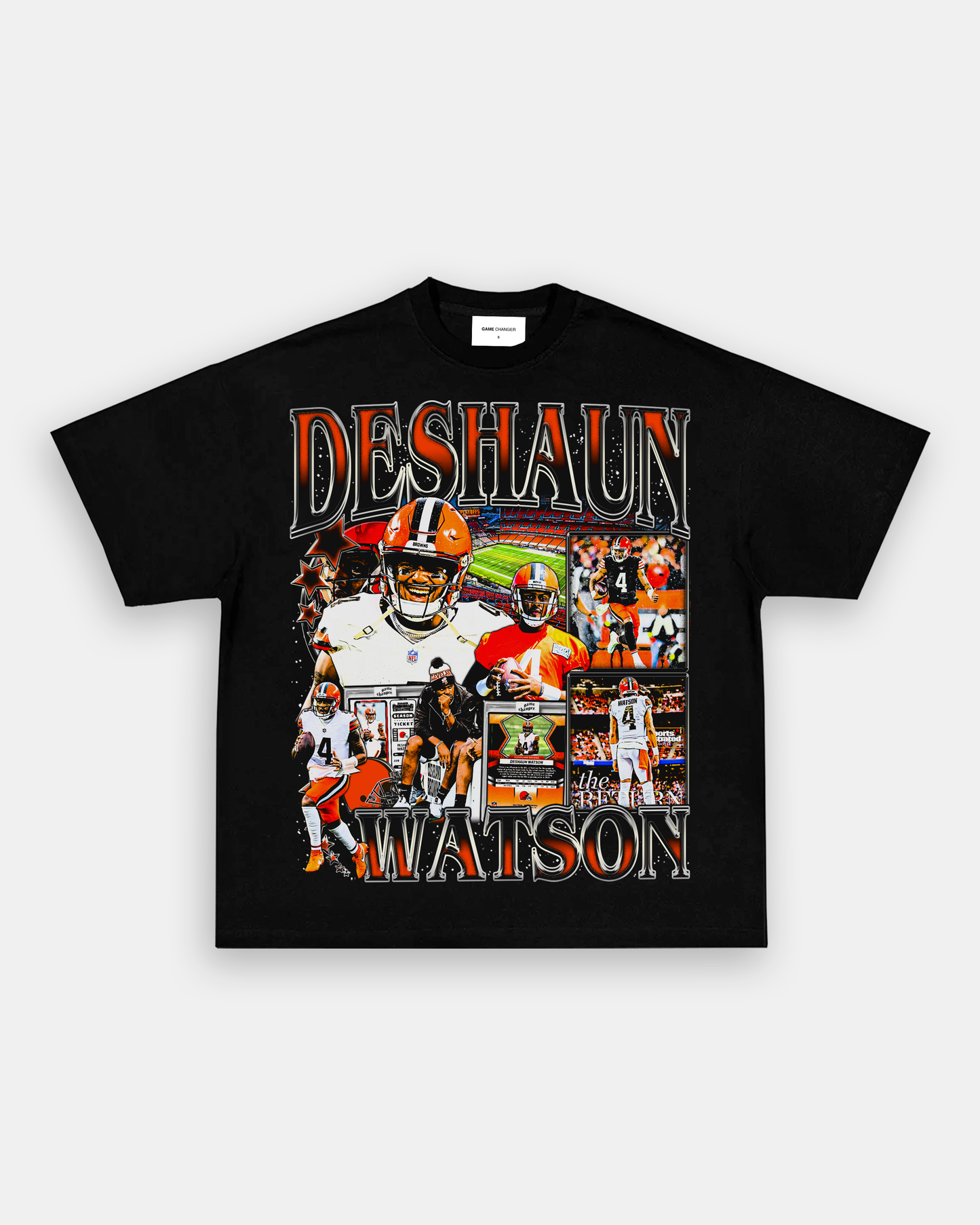 Unisex-Adult Ultra Cotton Washed T-Shirt Graphic DESHAUN WATSON TEE