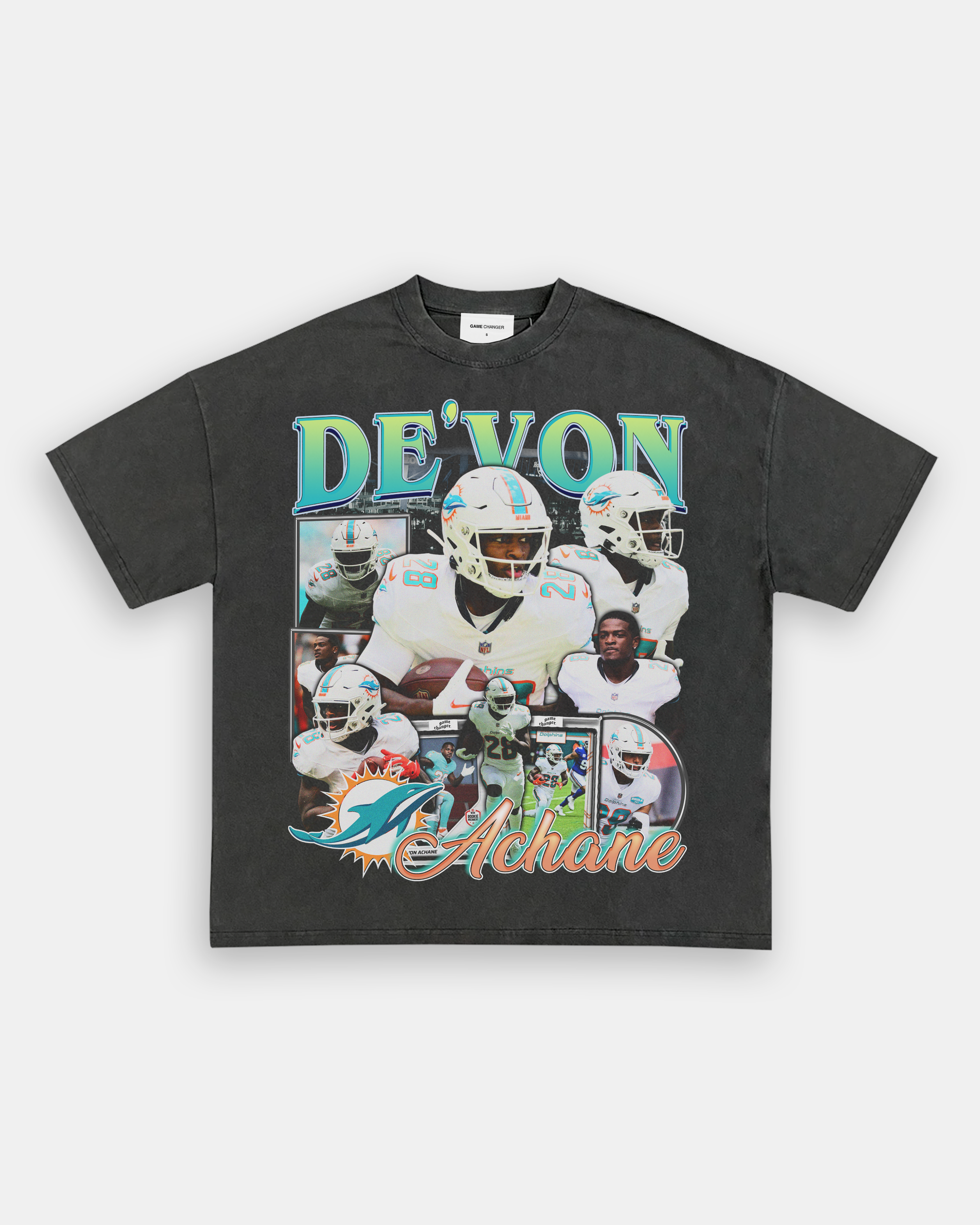 Unisex-Adult Ultra Cotton Washed T-Shirt Graphic DEVON ACHANE TEE