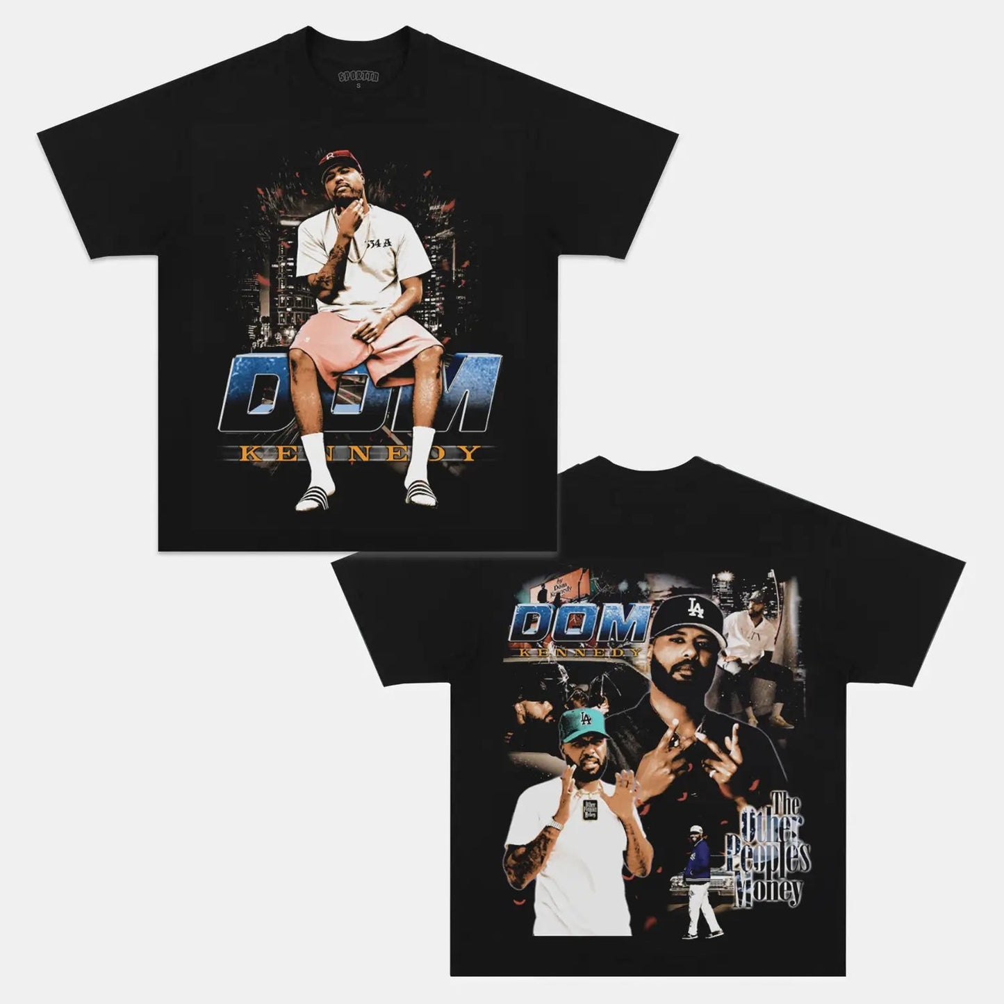 Unisex-Adult Ultra Cotton Washed T-Shirt Graphic  DOM KENNEDY V2 TEE