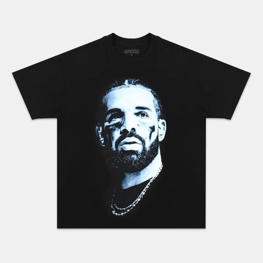 Unisex-Adult Ultra Cotton Washed T-Shirt Graphic DRAKE BIG FACE TEE