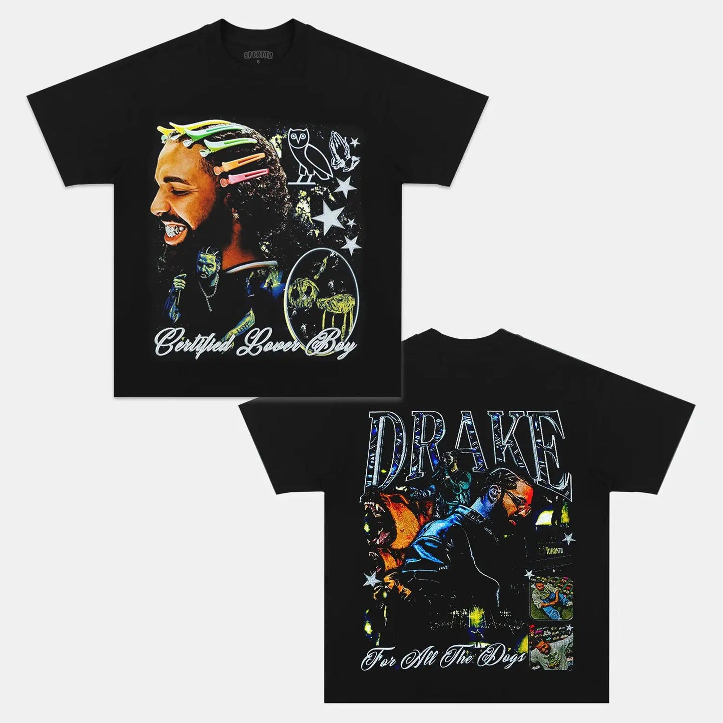 Unisex-Adult Ultra Cotton Washed T-Shirt Graphic  DRAKE V2 TEE