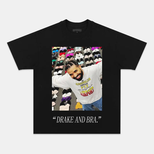 Unisex-Adult Ultra Cotton Washed T-Shirt Graphic  DRAKE V2 TEE