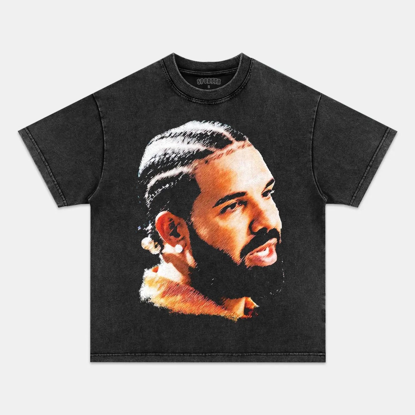 Unisex-Adult Ultra Cotton Washed T-Shirt Graphic  DRAKE VINTAGE TEE