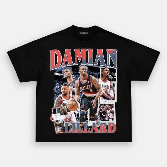 Unisex-Adult Ultra Cotton Washed T-Shirt Graphic Damian Lillard Tee