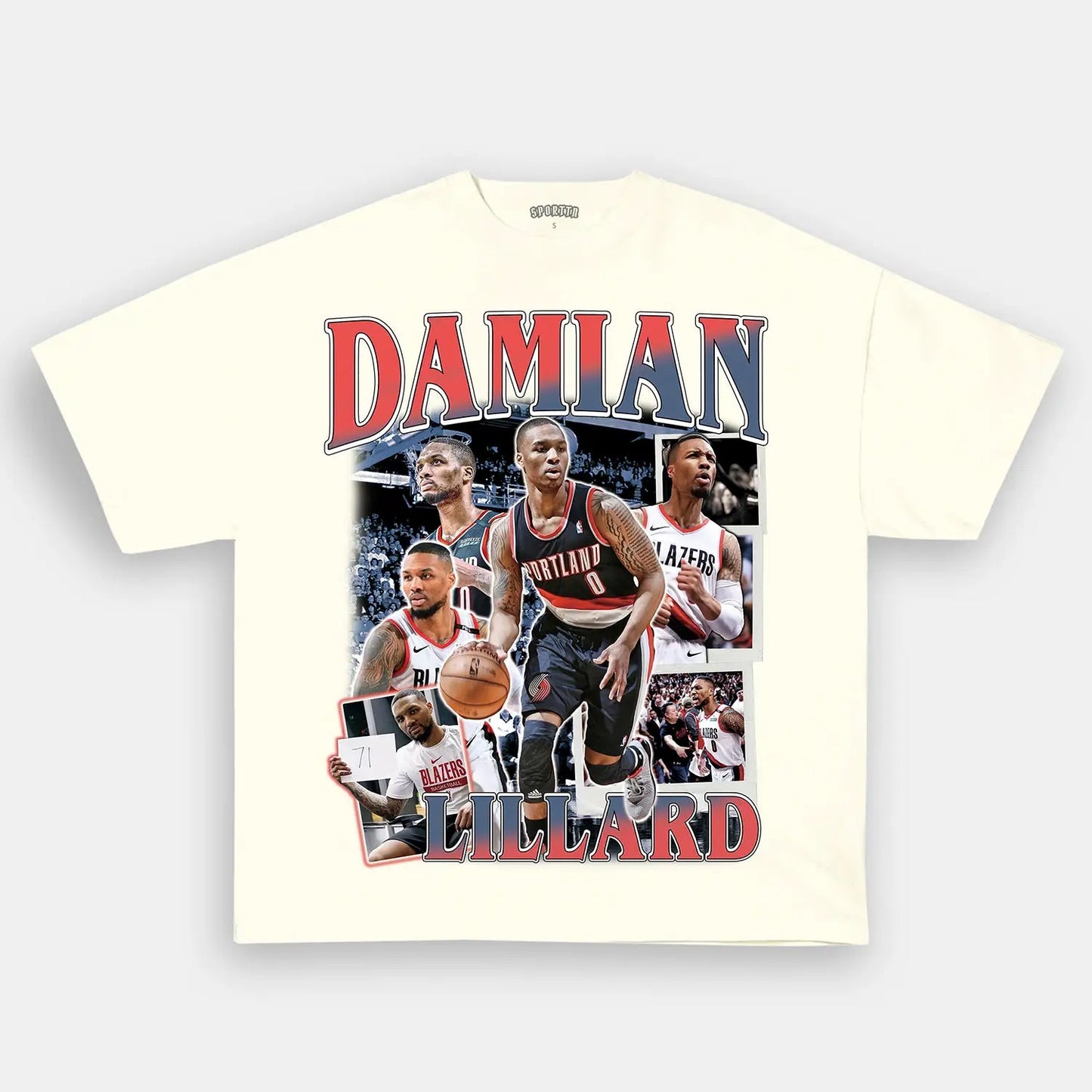 Unisex-Adult Ultra Cotton Washed T-Shirt Graphic Damian Lillard Tee