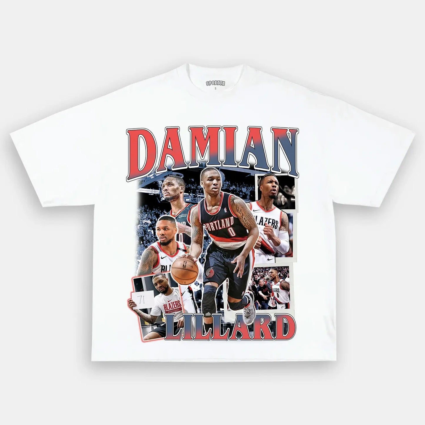 Unisex-Adult Ultra Cotton Washed T-Shirt Graphic Damian Lillard Tee