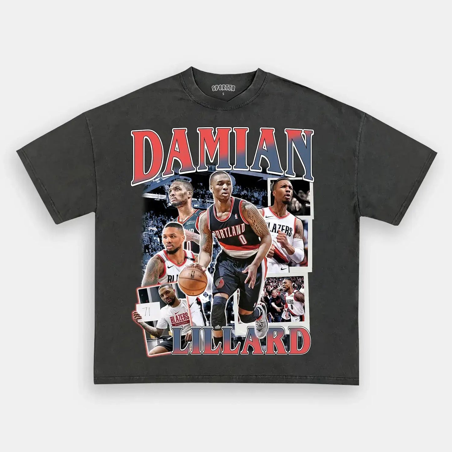 Unisex-Adult Ultra Cotton Washed T-Shirt Graphic Damian Lillard Tee