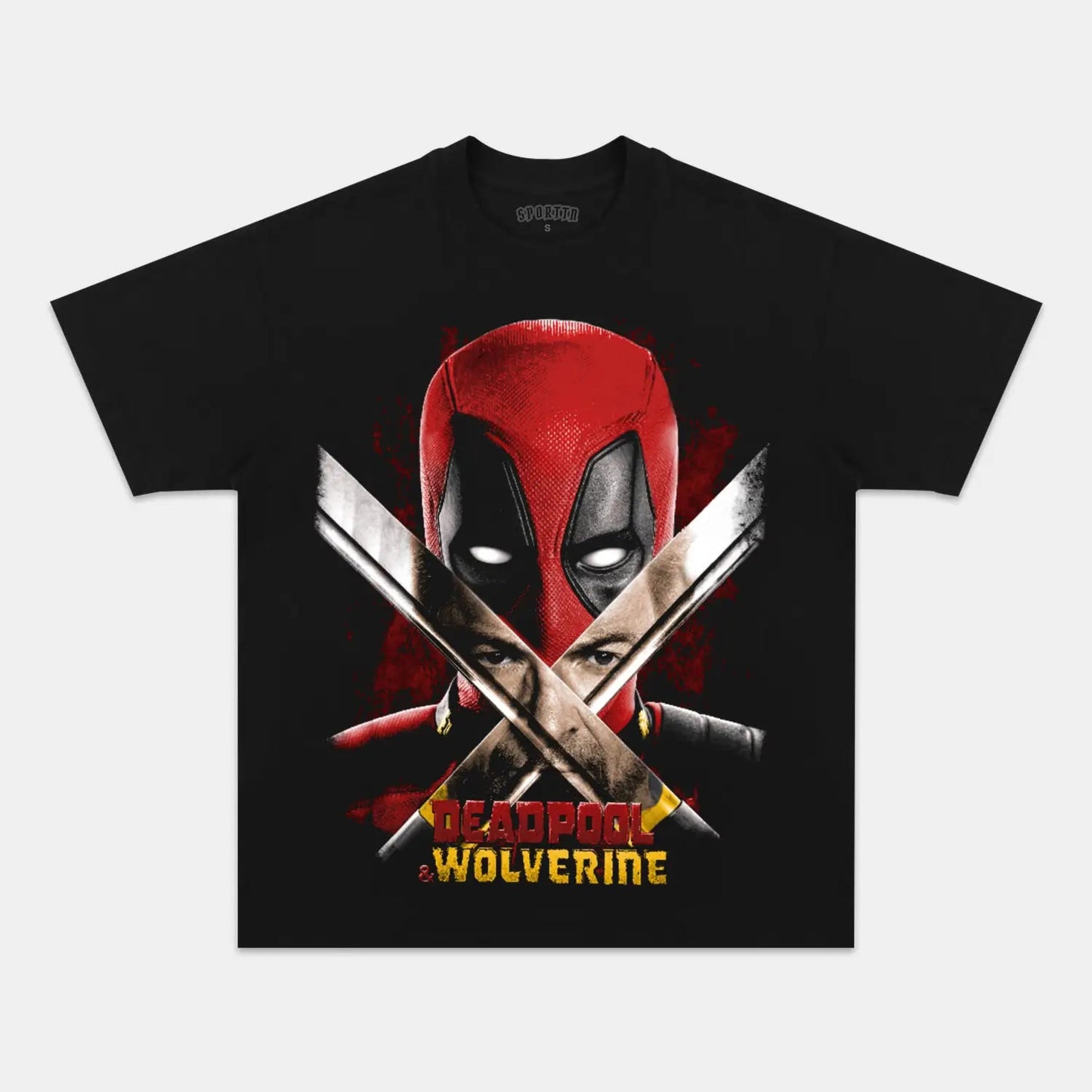 Unisex-Adult Ultra Cotton Washed T-Shirt Graphic  DEADPOOL TEE