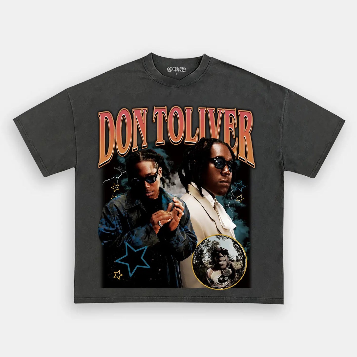 Unisex-Adult Ultra Cotton Washed T-Shirt Graphic  Don Toliver Tee