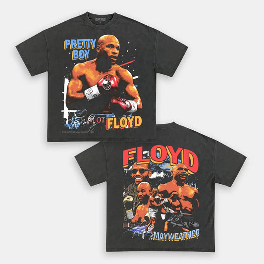 Unisex-Adult Ultra Cotton Washed T-Shirt Graphic FLOYD MAYWEATHER TEE - [DS]