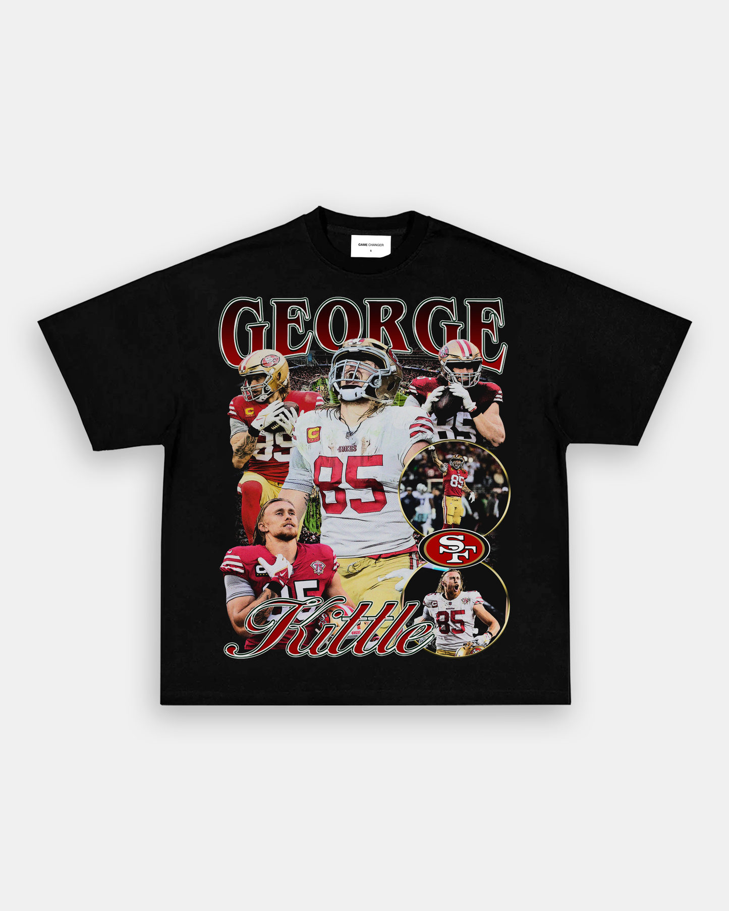 Unisex-Adult Ultra Cotton Washed T-Shirt Graphic GEORGE KITTLE TEE