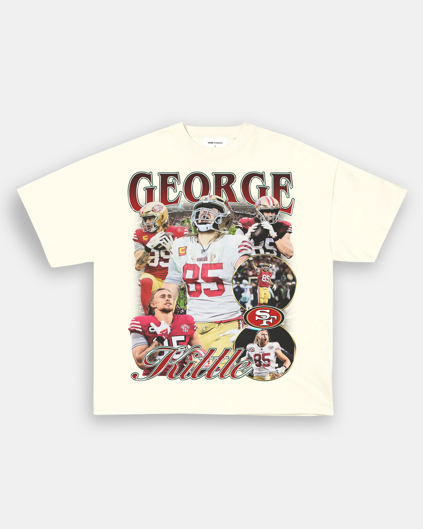 Unisex-Adult Ultra Cotton Washed T-Shirt Graphic GEORGE KITTLE TEE