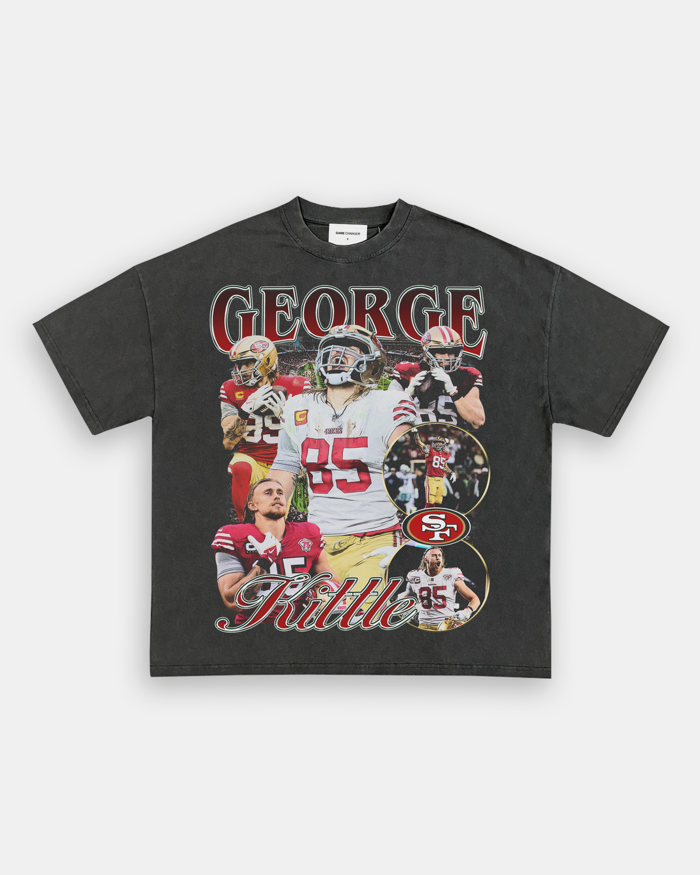 Unisex-Adult Ultra Cotton Washed T-Shirt Graphic GEORGE KITTLE TEE